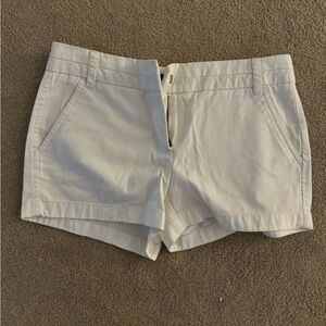 J.Crew white chino shorts size 2